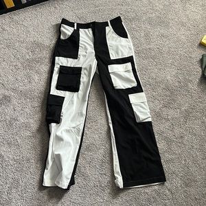 BRAND NEW Patchwork Corduroy Cargo Pants